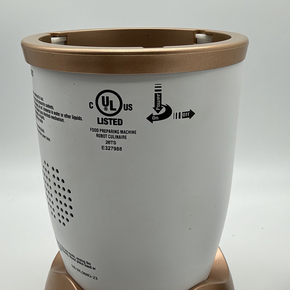 NutriBullet NB-100 Personal Blender White Rose Gold Cup Blade Tested Working - Picture 4 of 7